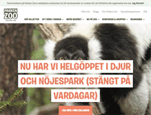Tablet Screenshot of parkenzoo.se